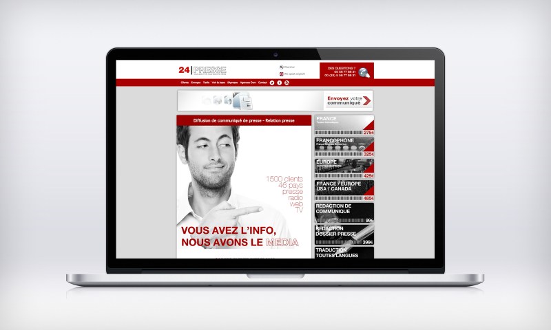 MockUp two 24 presse