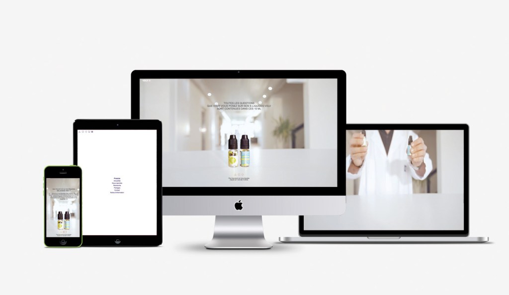 site web sensoriel VDLV réalisé par l'agence de communication ELEM NT