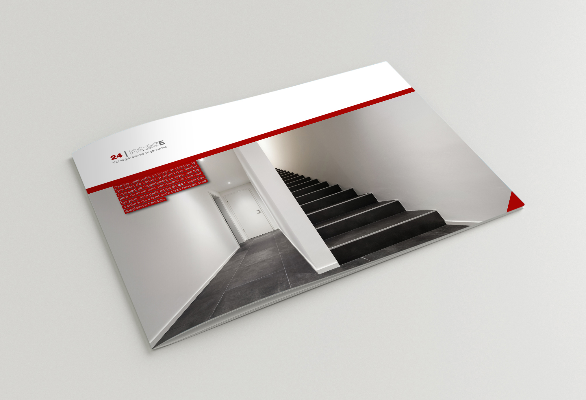 Concept de communication de l'agence ELEM NT pour l'Agence de relation Presse, 24 Presse